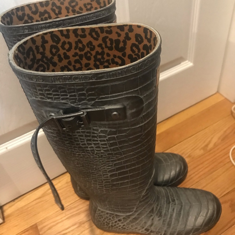 Hunter Jimmy Choo Rain boots- limited edition